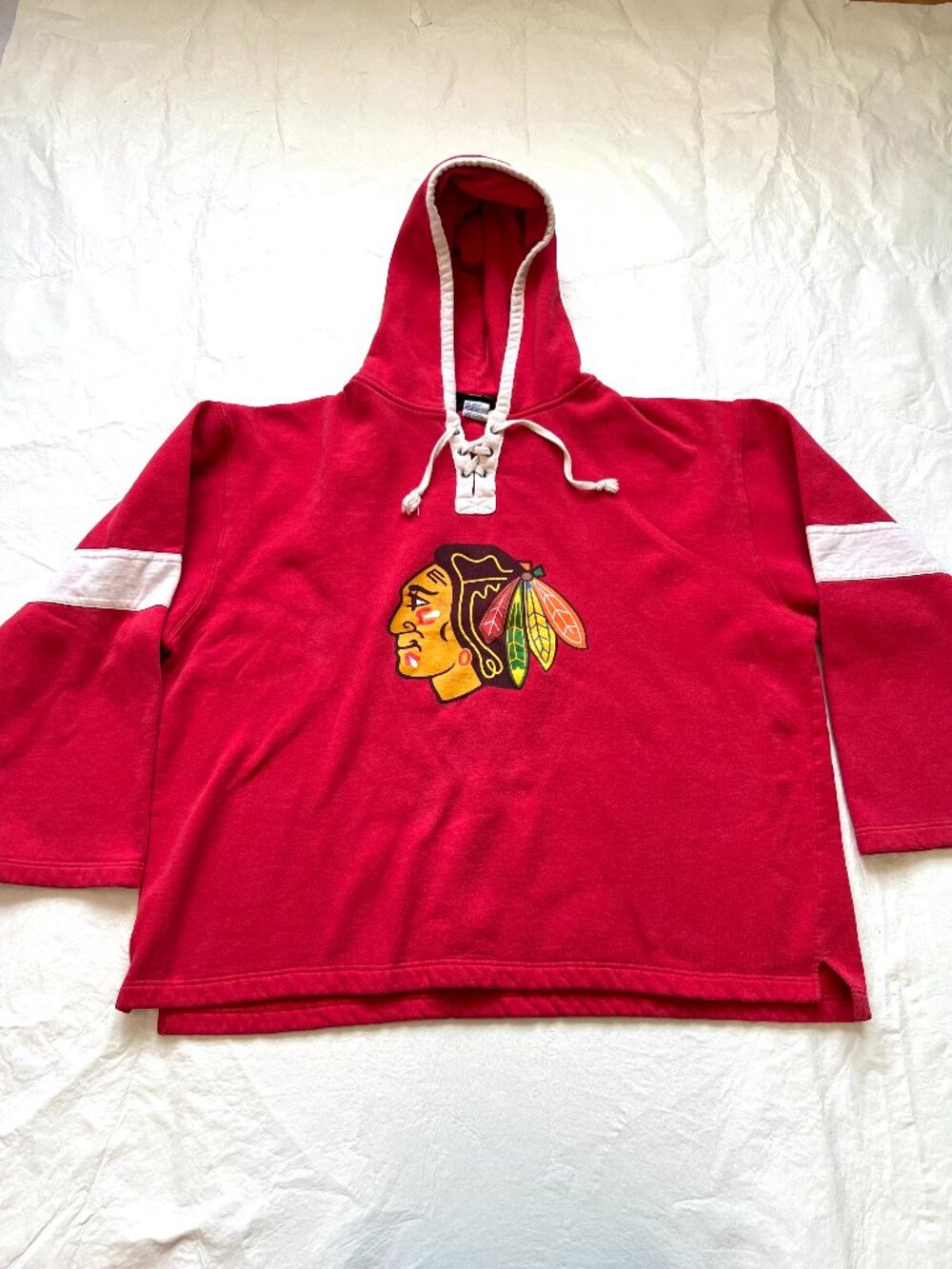 Old Time Hockey Chicago Blackhawks Hoodie Sweatshirt Sweater pullover mens XXL